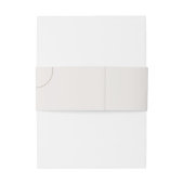 Elegante Beige Neutrale Trouwdag  Uitnodigingen Wikkel (Achterkant Voorbeeld)