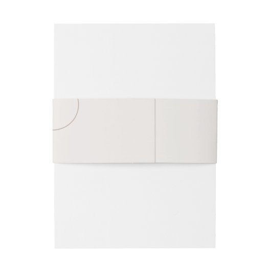 Elegante Beige Neutrale Trouwdag  Uitnodigingen Wikkel (Achterkant Voorbeeld)