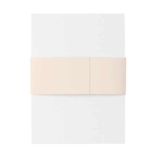 Elegante, beige-perzik, pastel, bloemenboeket uitnodigingen wikkel (Achterkant Voorbeeld)