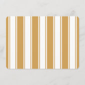 Elegante Beige Strepen Informatiekaartje (Achterkant)