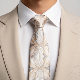 Elegante Beige Stropdas