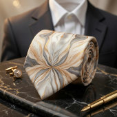 Elegante Beige Stropdas