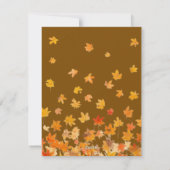 Elegante belettering Custom Thanksgiving familie f Feestdagenkaart (Achterkant)