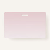 Elegante belettering en monogram | Roos Ombre Badge (Achterkant)