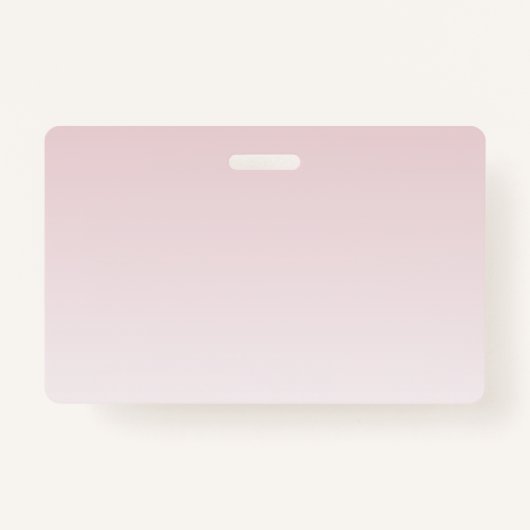 Elegante belettering en monogram | Roos Ombre Badge (Achterkant)