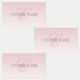 Elegante belettering en monogram | Roos Ombre Labels