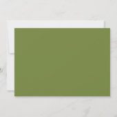 Elegante Bellflower Trouwfoto Save The Date (Achterkant)