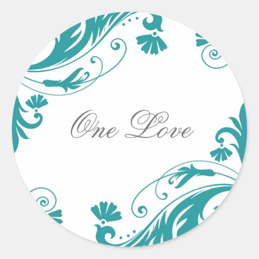 Elegante benzine bruiloft stickers (Voorkant)