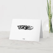 Elegante Berg Bruiloft Dank u Kaart (Achterkant)