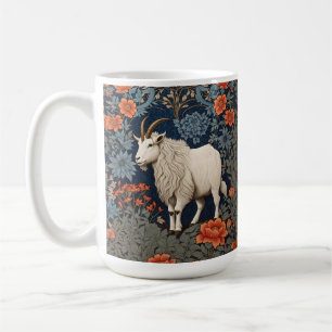 Elegante berggeit William Morris geïnspireerd Koffiemok
