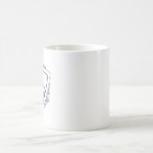 Elegante bergtop monogram koffiemok (Center)