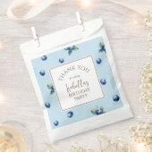 Elegante Berry Eerste Verjaardag Bedankt voor uw k Bedankzakje (Geknipt)