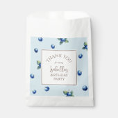 Elegante Berry Eerste Verjaardag Bedankt voor uw k Bedankzakje (Voorkant)