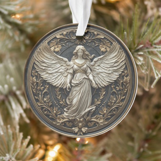 Elegante Beschermengel Kerst Ornament (Boom)