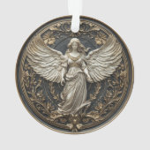 Elegante Beschermengel Kerst Ornament (achterkant)