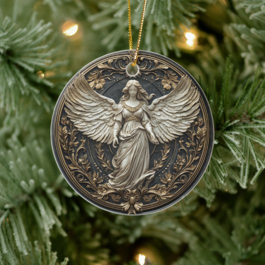 Elegante Beschermengel Kerst Ornament (Boom)