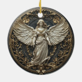 Elegante Beschermengel Kerst Ornament (Achterkant)