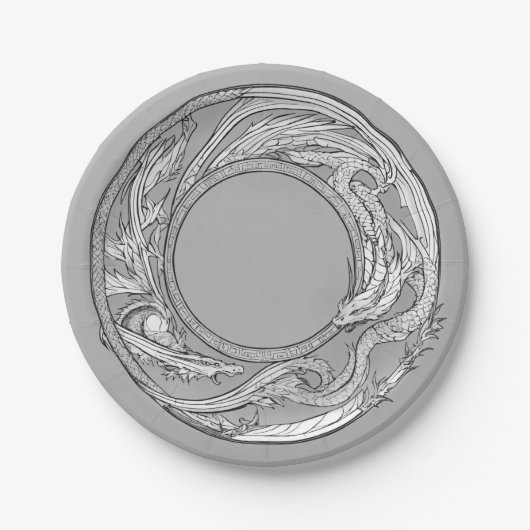 Elegante beschikbare document Borden Papieren Bordje (Voorkant)