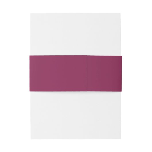 Elegante bessen bruiloft uitnodiging buik band uitnodigingen wikkel (Achterkant Voorbeeld)