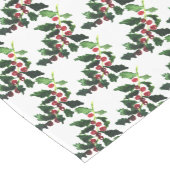 Elegante Bessen Kerst Botanisch Eenvoudig Korte Tafelloper (Hoek)