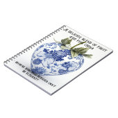 Elegante bessen notitieboek (Linkerzijde)