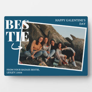 Elegante Best Friends Galentine's day Bestie foto Fotoplaat