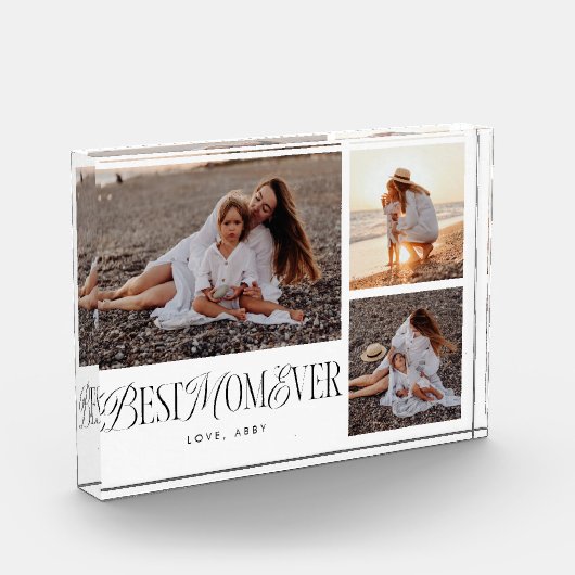 Elegante beste mam ooit collage fotoblokken (Links)