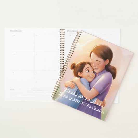 Elegante beste mam ooit personaliseren foto planner (Display)