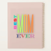 Elegante beste mam ooit personaliseren foto planner (Achterkant)