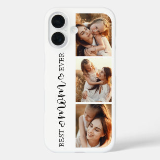 Elegante Beste Moeder Ooit 3 Instagram Fotocollage iPhone 16 Hoesje