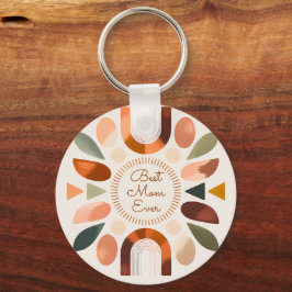 Elegante Beste Moeder Ooit Boho Sleutelhanger Moed