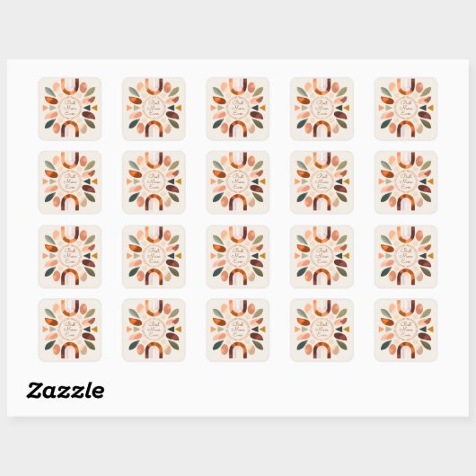 Elegante Beste Moeder Ooit Boho Sticker  (Vel)