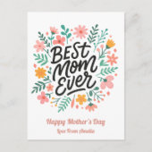 Elegante beste moeder ooit | Moederdag Feestdagenkaart (Voorkant)