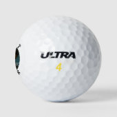 Elegante Beste Vader Ooit Script Vaderdag Foto Golfballen (Logo)