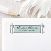 Elegante besteklabels etiket (Insitu)