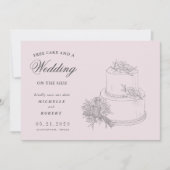 Elegante bestemming bloemenfoto bewaar de datum kaart (Voorkant)