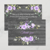 Elegante Bestemming Goud Wereldkaart Trouwdag Bedankkaart (Voorkant / Achterkant)