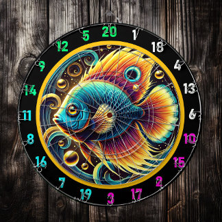 Elegante Betta Dartboard Wall Display Dartbord
