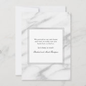 Elegante Bewegende Aankondiging Nieuw Adres (Achterkant)