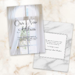 Elegante Bewegende Aankondiging Nieuw Adres