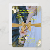 Elegante bewerkbare bruiloft uitnodiging (Voorkant)