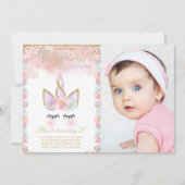 Elegante bewerkbare feestuitnodiging kaart (Voorkant)