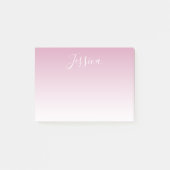 Elegante & bewerkbare kleur Ombre Post-it® Notes (Voorkant)