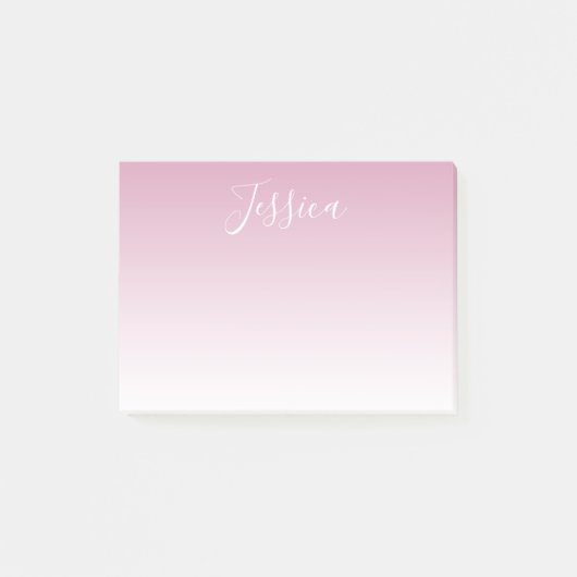 Elegante & bewerkbare kleur Ombre Post-it® Notes (Voorkant)