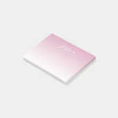 Elegante & bewerkbare kleur Ombre Post-it® Notes (Schuin)