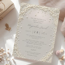 Elegante Bewerkbare Pastel Roze Parels met Diamant