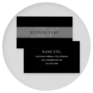 Elegante Bewerkbare Script Bedrijfsnaam/andere tek Visitekaartje