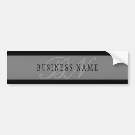Elegante bewerkbare script zakelijke naam/andere t bumpersticker