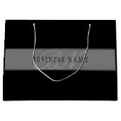 Elegante bewerkbare script zakelijke naam/andere t groot cadeauzakje (Voorkant)