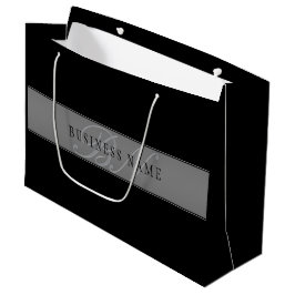 Elegante bewerkbare script zakelijke naam/andere t groot cadeauzakje